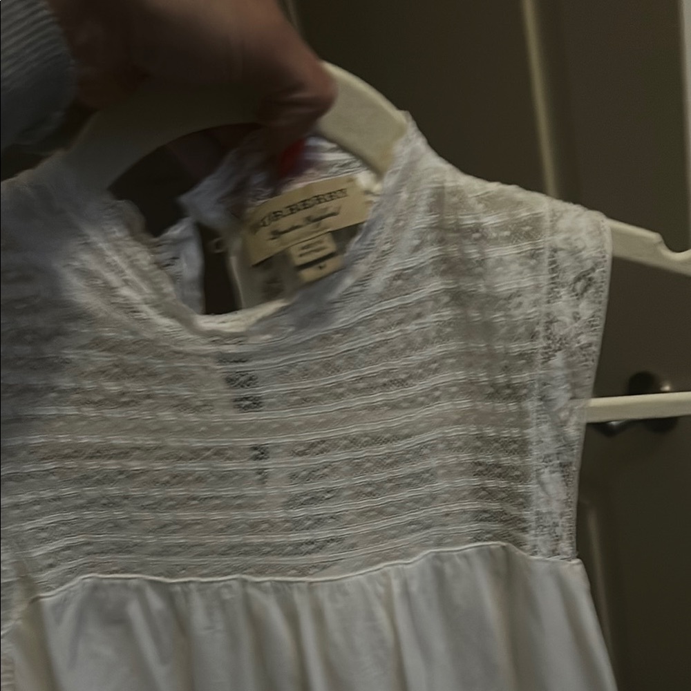 Burberry Ivory Lace Top